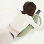 Ergonomic Memory Foam Wedge Pillow for Couples Intimacy Support – 27° Angle Lumbar Cushion with Removable Cover for Back Leg Elevation Reading and Adult Positioning (Yellow-Green) - Image 4