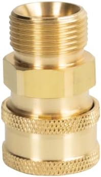 LIULO TOOL 4 Pack Pressure Washer Quick Connect Kit, Quick Disconnect Kit, Metric M22 14mm to 3/8" Quick Connect Kit, 5000 PSI - Image 5