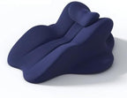 Ergonomic 27° Memory Foam Wedge Cushion, Body Position Assistance Pillow for Couples, Multipurpose Bed Support Wedge for Reading Backrest & Leg Raising,Blue by Unknown
