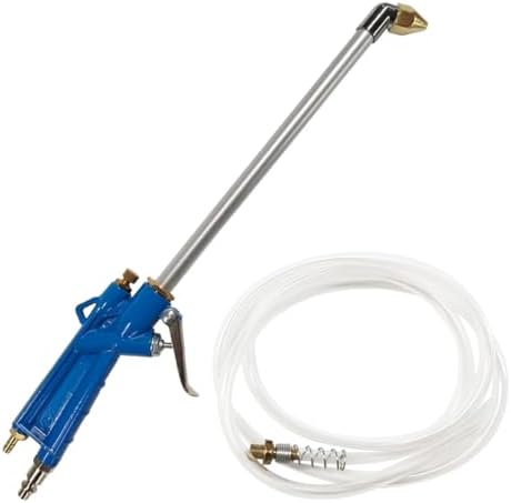 Car Air Engine Cleaning Spray Gun, High-Pressure Air Nozzle Blow Gun with 4Ft Hose, Pneumatic Dust Cleaner Sprayer Tool, Siphon Vehicle Engine Bay Wash Spray Kit(Curve) by Unknown