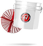 Adam's Polishes Wash Bucket (3.5 Gallon Bucket + Grit Guard) - Car Detailing Tool for Car Washing & Garage Storage | Stores Car Wash Soap, Foam Cannon, Foam Gun, Microfiber Towels & More by AdamsPolishes
