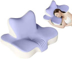 Luxurious Memory Cotton Lovers Pillow with ergonomics is an Ideal Choice for Reading, Waist Protection, deep Support for Intimate Posture and Prevention of gastroesophageal Reflux.，Purple by Unknown