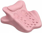 27 Degree Incline Memory Foam Wedge Pillow, Ergonomic Body Position Helper Cushion for Couples, Multi Purpose Bed Wedge for Reading Back Support and Leg Elevation,Pink by Unknown