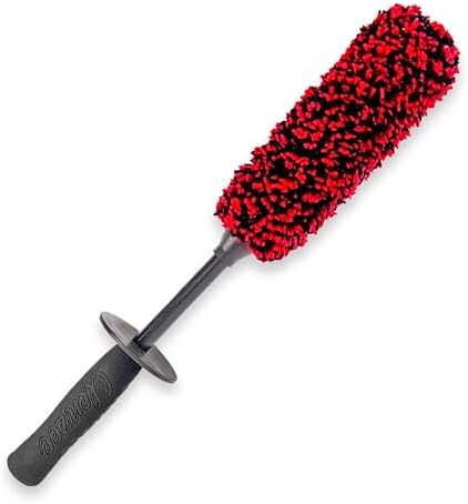 Premium Microfiber Wheel Brush | Soft Non-Metallic Rim Cleaner & Wheel Brush | 15 Inch Long Regular Size by Clenzee