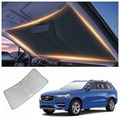 Windshield Sun Shade for Volvo XC90 Front Window Shades Cover for 2010-2025 2026 XC90 Windshield Sun Visor Protector Car Accessories by LZYYQX