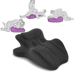Memory Foam Intimacy Couples Pillow, 27° Ergonomic Wedge, Black - Image 3