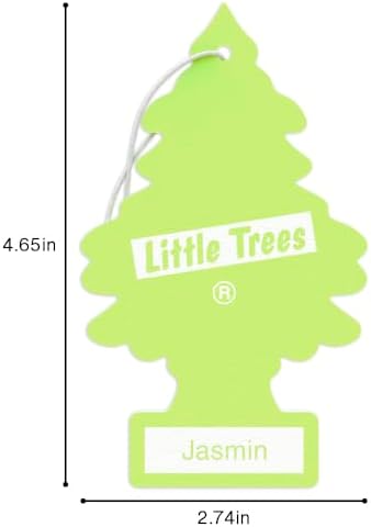 LITTLE TREES Car Air Freshener | Hanging Tree Provides Long Lasting Scent for Auto and Home | 24 Air Fresheners |Jasmine - Image 5