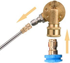 FIXFANS Pressure Washer Pivoting Coupler, Gutter Cleaner Attachment - Image 3