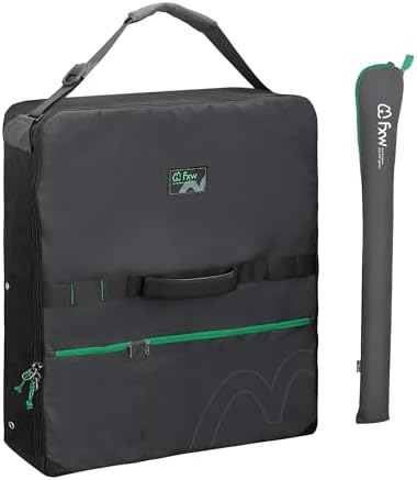 FXW Dog Playpen Storage Bag, Designed for RV Trips, Black, 1 Pack | Fits FXW Pens Only(32" H 8 Panels & 9 Stakes), Comfortable Carry, Neat Storage, Wear-Resistant, Patented by FXW