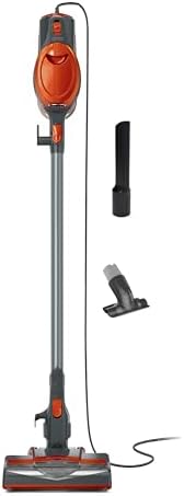 Shark Rocket Corded Stick Vacuum, Carpet & Hard Floors, Gray/Orange, HV301 by Unknown
