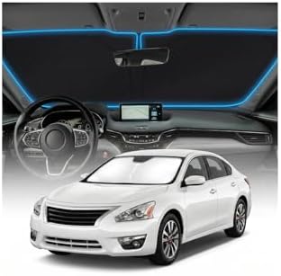 for Nissan Altima Sun Shade Windshield Cover - Custom Fit Altima Accessories 2013-2018 Sunshade Foldable UV Protection & Heat Shield Sun Visor Accessories by Unknown