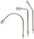 Pressure Washer Extension Wand with Gutter Cleaner Attachment, 30° 90° 120° Curved Rods, 1/4" Quick Connect Power Washer Lance, 4000 PSI by Kytvl