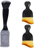 3 PCS Car Interior Detail Dust Brush,Soft Car Interior Detailing Kit Tools,Dash Duster Brush for Auto,Truck,SUV,RV Interior Cleaning by Yungeln