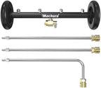 16 Inch Undercarriage Pressure Washer Attachment, 4000 PSI by Mechura