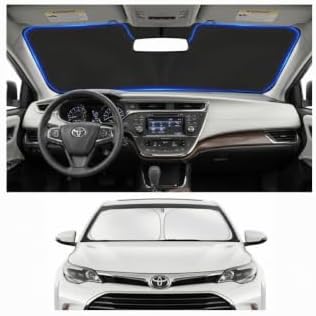 Custom Fit Windshield Sun Shade for Toyota Avalon 2013-2018 by Unknown