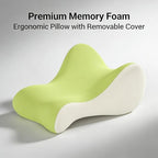 Ergonomic Wedge Pillow for Prone Sleep – Memory Foam Intimacy Pillow for Couples, Positioning Pillow for Back Pain Relief, Breathable Multipurpose Cushion for Reading, Cuddling, Sleeping (blue) - Image 5