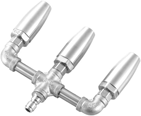 Triple Turbo Nozzle, 1/4" Quick Connect, 3000 PSI by EZALOR