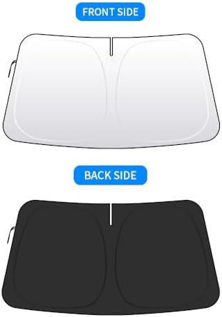 Front Windshield Sun Shade Custom Fit Compatible for is 2006-2017 IS250 IS350 IS300 IS460 Sunshade Foldable UV Ray Reflector Sun Visor Protector Accessories Shield Cover Reflective (for is 2006-2017) - Image 5