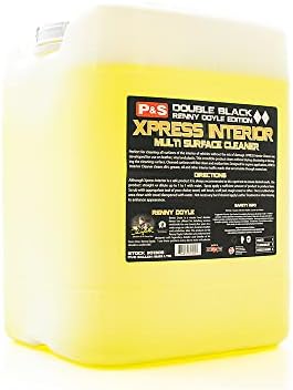P & S PROFESSIONAL DETAIL PRODUCTS Xpress Interior Cleaner – Safe for Leather, Vinyl, Plastic & More, Removes Dirt, Grease & Oil, No Residue, Fresh Scent, No Dilution Needed - 5 Gallons by PSDetailProducts