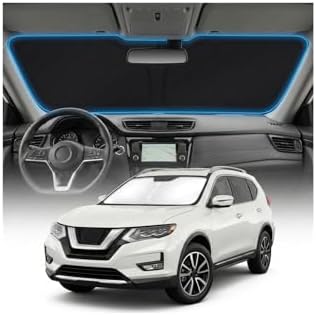 for Nissan Rogue Sun Shade Windshield Cover - Custom Fit Rogue Accessories 2014-2020 Sunshade Foldable UV Protection & Heat Shield Sun Visor Accessories by Unknown