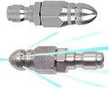 MIZORLIE Pressure Washer Sewer Jetter Nozzle Stainless Steel，2 Sets by MIZORLIE