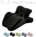 Couples Pillow, 27° Ergonomic Memory Foam Wedge Pillow – Multi-Position Back & Lumbar Support For Sleeping, Reading & Relaxing(Black) by Unknown