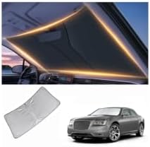 Windshield Sun Shade for Chrysler 300C Front Window Shades Cover for 2010-2025 2026 300C Windshield Sun Visor Protector Car Accessories by LZYYQX