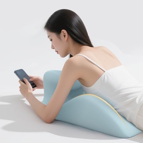 Orthopedic Memory Foam Wedge Pillow and Positioning-Waterproof Soft Velvet Coat Ergonomic Back, Hip and Waist Support-Provide Intimate deep Support Gift for his Wife. (Blue) - Image 5