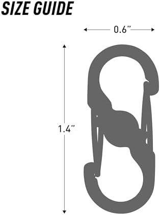 Nite Ize LSBM-07-2R3 S-Biner MicroLock Locking Keychain Carabiner, Spectrum - Image 4