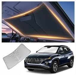 Windshield Sun Shade for Hyundai Tucson Front Window Shades Cover for 2010-2024 2025 2026 Tucson Windshield Sun Visor Protector Car Accessories by LZYYQX