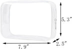 Buminee Clear Travel Bags 3 Pack 7.9"x2.5"x5.3" Multipurpose Transparent TSA Cosmetic Bag Clear Pouch For Toiletry, Makeup, Traveling - Single Zipper - Image 2