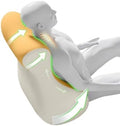 Ergonomic Wedge Pillow for Prone Sleep – Memory Foam Intimacy Pillow for Couples, Positioning Pillow for Back Pain Relief, Breathable Multipurpose Cushion for Reading, Cuddling, Sleeping (yellow) by Unknown