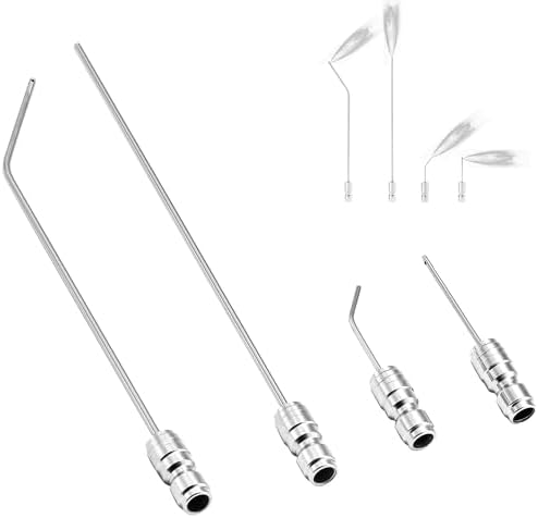 Pressure Washer Needle Nozzle Kit – Stainless Steel Flush Wand by EZALOR