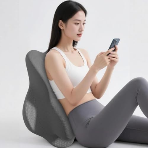 Ergonomic 27° Memory Foam Wedge Cushion, Body Position Assistance Pillow for Couples, Multipurpose Bed Support Wedge for Reading Backrest & Leg Raising,Natural - Image 4