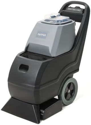 Commercial Carpet Cleaner Extractor 10-Gal Solution Tank 8-Gal Recovery Tank, 18” Cleaning Path, Low Noise Powerful Carpet Cleaner for Hotels, Offices, Large Areas & Professional Use by DapperSupply
