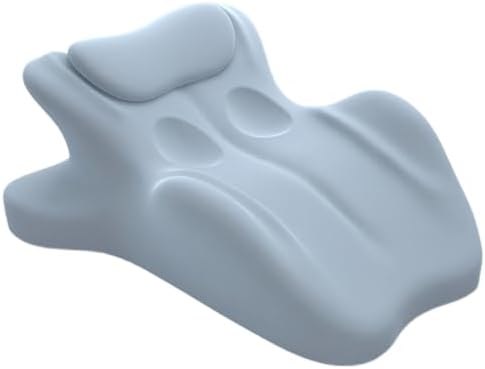 Couples Pillows for Intimacy, Memory Foam Adults Pillow | 27° Angle Perfect Position | Provides All-Round Support | Recovers After Impact, for All Postures (Blue) by Unknown