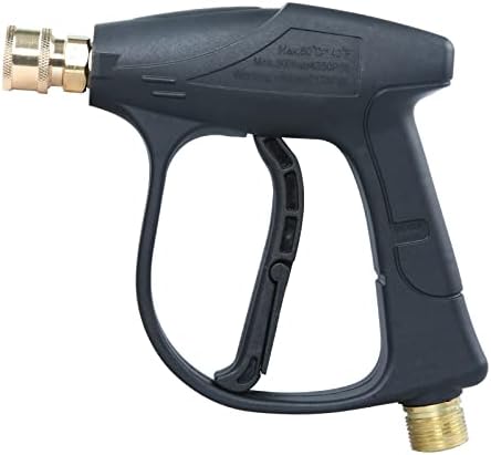 Sooprinse High Pressure Washer Gun 3000 PSI Max, Power Washer Short Gun with 1/4 Inch Quick Connector, M22-14 by Sooprinse