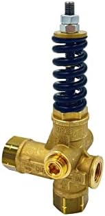 Annovi Reverberi VRT3-310A Unloader, Black Spring, 4500 PSI, 10.5 GPM, No Adjustment Knob, Brass - Image 4
