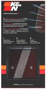 K&N Air Filter Cleaning Kit: Squeeze Bottle Filter Cleaner and Red Oil Kit; Restores Engine Air Filter Performance; Service Kit-99-5050 - Image 4
