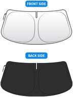 Front Windshield Sun Shade Custom Fit Compatible for Chrysler 300 300C 2011-present Sunshade Foldable UV Ray Reflector Visor Protector Accessories Shield Cover Reflective (Chrysler 300 2011-present) - Image 5