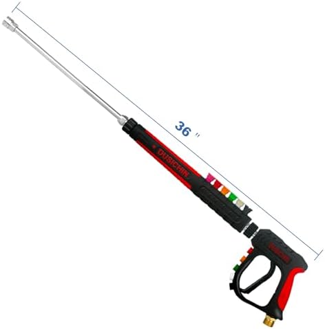 DUSICHIN Pressure Washer Accessory Gun Long Wand Soft Grip Handle - Image 5