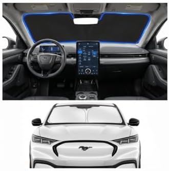 Custom Fit Windshield Sun Shade for Ford Mustang 2015-2026 by Unknown