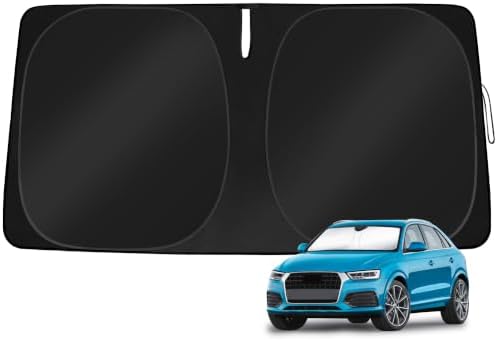 Windshield Sun Shade Custom Fit Audi Q3 2013-2018 by TOBNIFFDSunShade