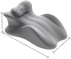 Sweet Spot Pillow Couples Pillow Multi Functional Sit Up in Bed Pillow Ergonomically Designed Low Resilience Foam Anti-Slip Design (22.83 * 14.56 * 8.66 in,Grey) - Image 2