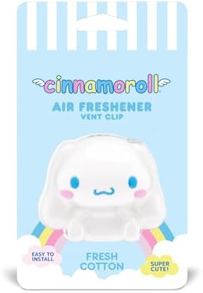 Carbella Hello Kitty Car Air Freshener - Cute and Long-Lasting Cinnamoroll Air Freshener for Car, Easy Clip-On Hello Kitty Car Accessories, Odor Eliminator, Fun Scents, 30 Days Freshness by Carbella