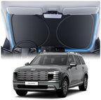 Windshield Sun Shade for Hyundai Palisade 2020-2026, 100% UV Block & Heat Insulation, Custom Fit Sunshade, Foldable Car Sunshade with Storage Bag, Summer Car Accessory by Amadaw