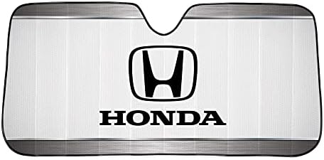 Plasticolor 003714R01 Honda Logo White Accordion Style Car Truck SUV Front Windshield Sunshade by Plasticolor