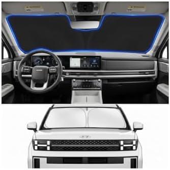 Custom Fit Windshield Sun Shade for Hyundai Santa Fe 2024-2026 by Unknown