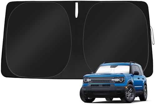 Windshield Sun Shade Custom Fit Ford Bronco Sport 2021-2026 by TOBNIFFDSunShade