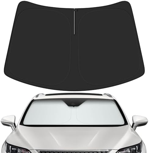 Car Windshield Sun Shade for Lexus 2016-2022 RX 350 450h Accessories (OEM Design) Reflective Foldable Heat Insulation Sunshade for Ultimate Protection by Unknown
